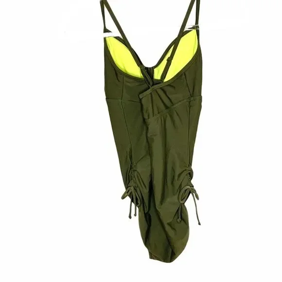 PRANA Moorea one piece bathing suit cargo green sm - Picture 2 of 4